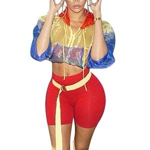 Long sleeve crop jacket